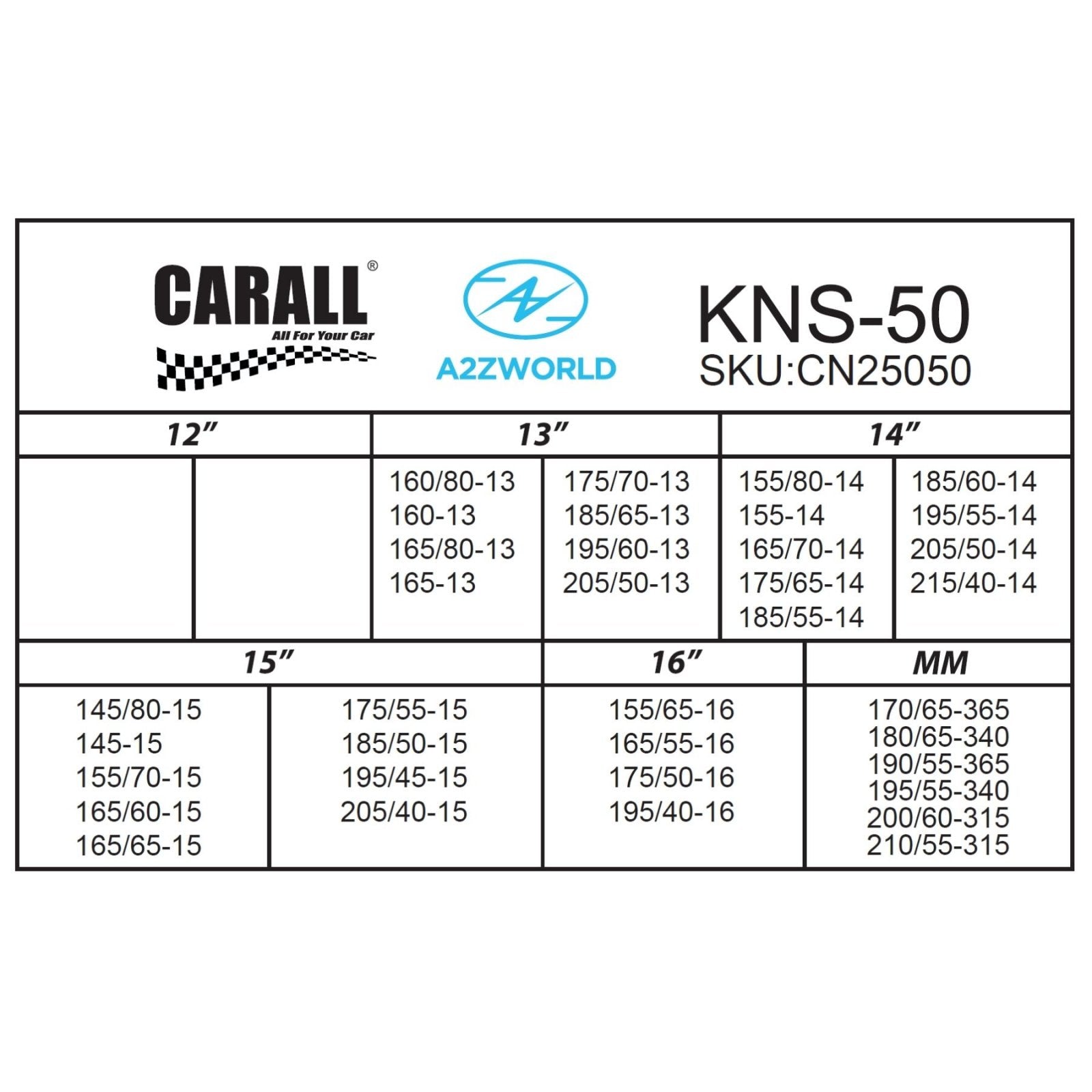 Catena Da Neve 9mm KNS50 Gruppo 50 Omologato ONORM V5117