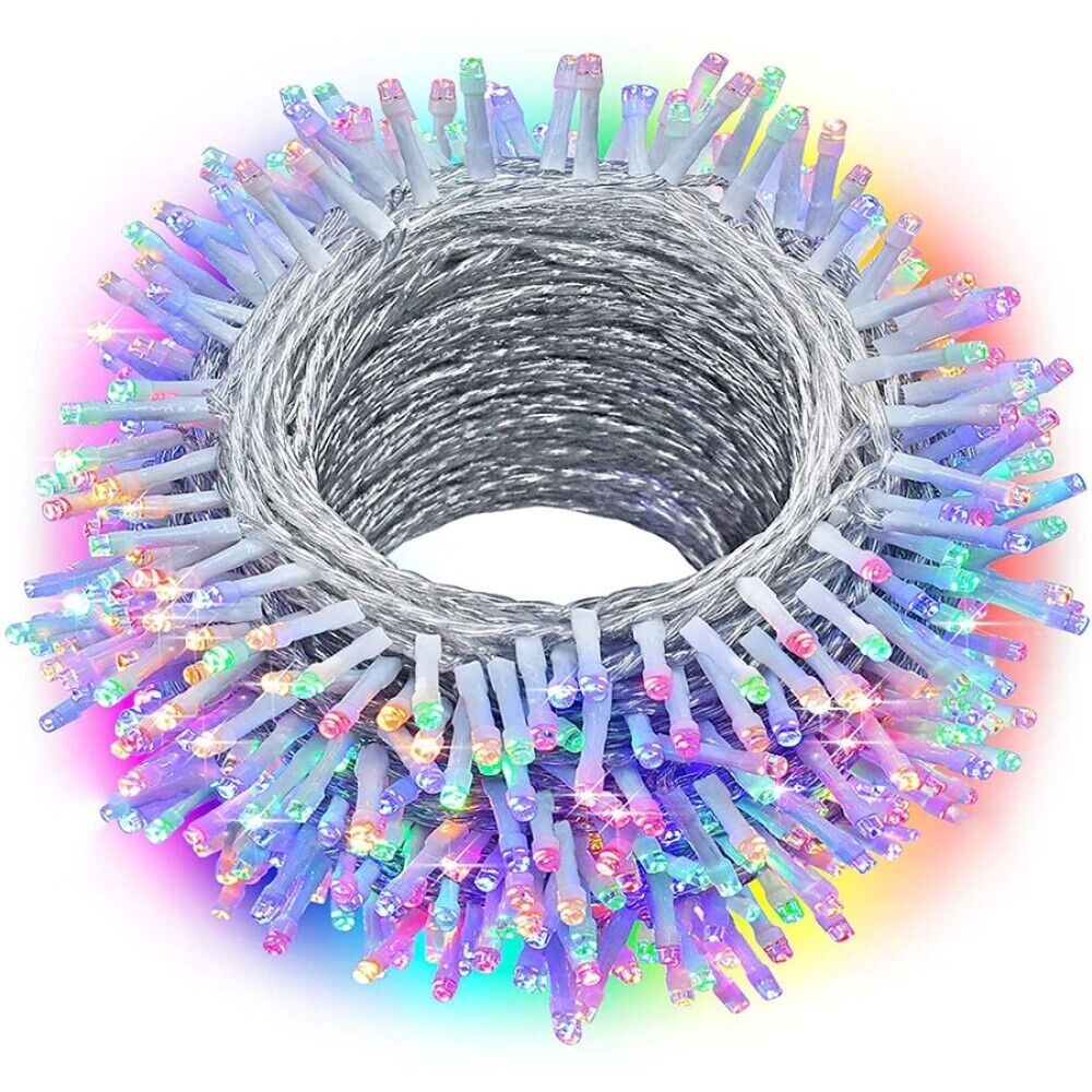 Catena luminosa 200 LED luci natalizie per albero natale multicolore TX-9658