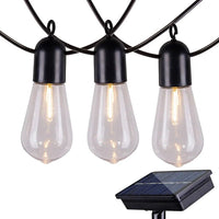 Catena luminosa da esterno solare 10 lampadine 4.5M luce calda 2200K Art. 45169
