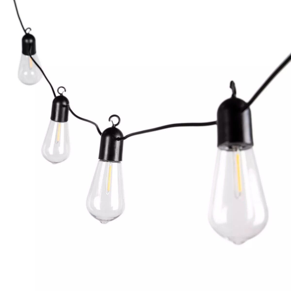 Catena luminosa da esterno solare 10 lampadine 4.5M luce calda 2200K Art. 45169