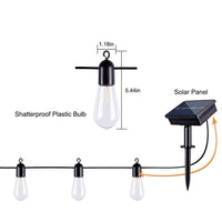 Catena luminosa da esterno solare 10 lampadine 4.5M luce calda 2200K Art. 45169