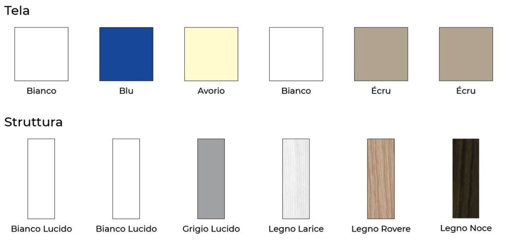 Ombrellone Trastevere ecrù - legno rovere con luci LED