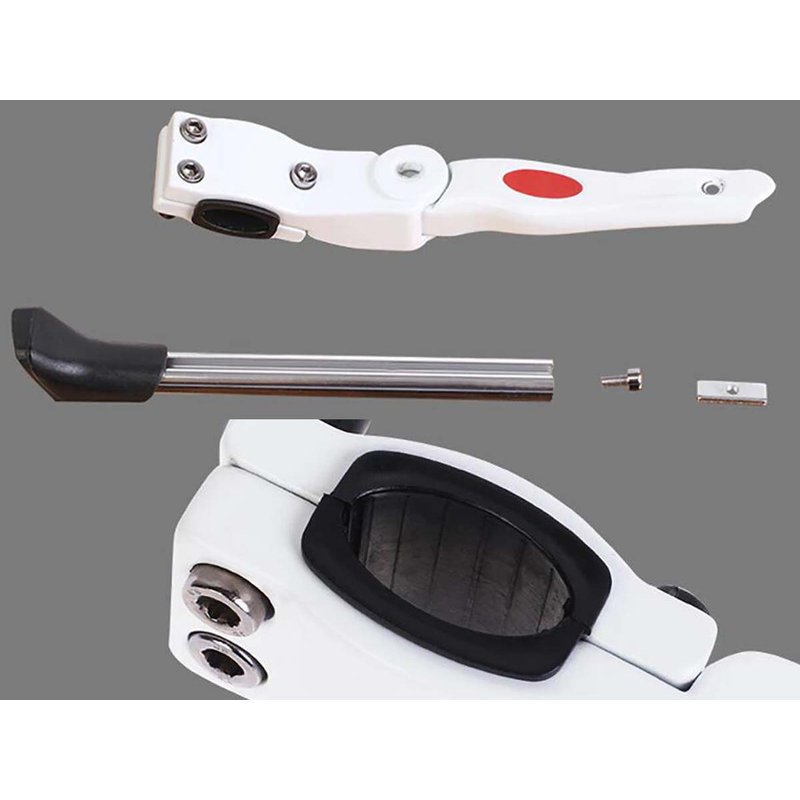 Cavalletto Bici Regolabile Colore Bianco Supporto Bicicletta Universale Da 22 a 28 Pollici Per Mountain Bike Bici da Strada