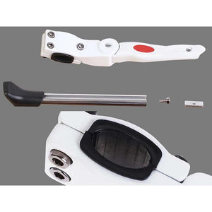 Cavalletto Bici Regolabile Colore Bianco Supporto Bicicletta Universale Da 22 a 28 Pollici Per Mountain Bike Bici da Strada
