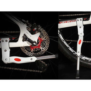 Cavalletto Bici Regolabile Colore Bianco Supporto Bicicletta Universale Da 22 a 28 Pollici Per Mountain Bike Bici da Strada