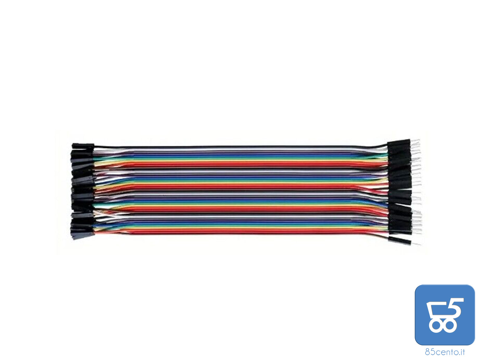 Cavo Dupont 40 Pin Maschio Femmina Lunghezza 20 Cm Ponticelli Arduino