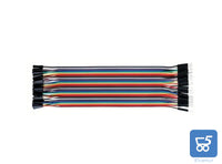 Cavo Dupont 40 Pin Maschio Femmina Lunghezza 20 Cm Ponticelli Arduino