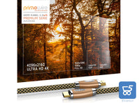 Cavo HDM 5Mt Maschio Maschio con guaina in nylon 4k Ultra HD 2160p connettore metallico Gold - Premium