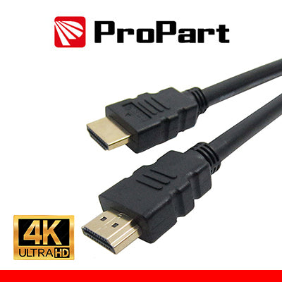 Cavo HDMI 2.0 High Speed 4K 3D con Ethernet 0.5m SP-SP NERO TR-H05SS-BK