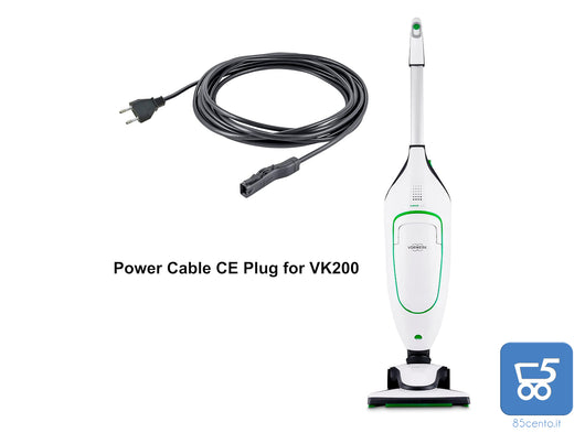 Cavo Prolunga Elettrico compatibile per Folletto VK200 Lunghezza 10 Metri
