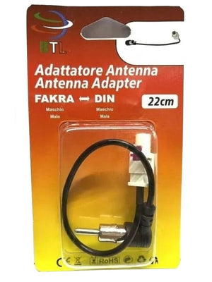 Cavo adattatore antenna Fakra - DIN maschio lunghezza 22cm Art. 15338-2