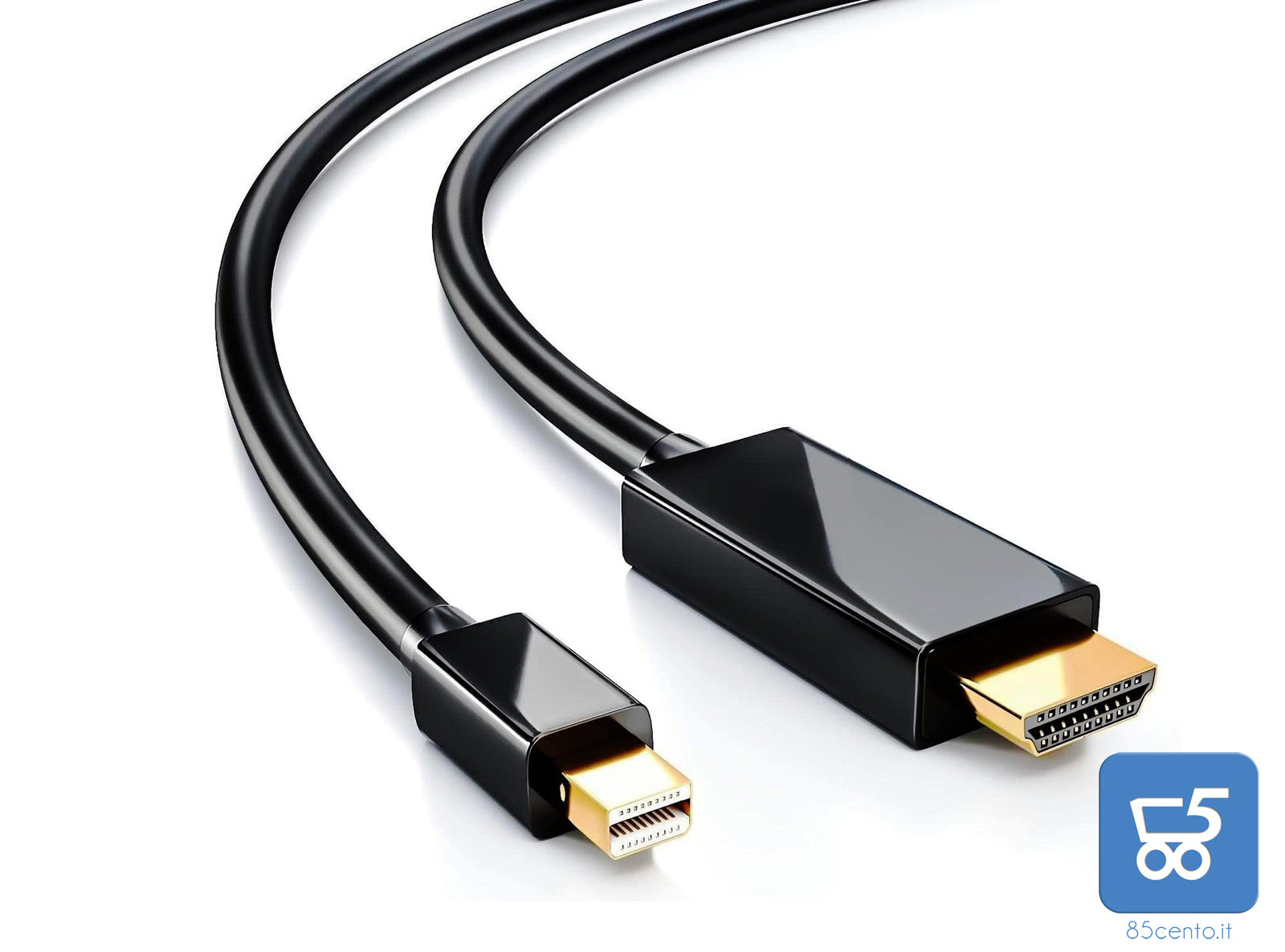 Cavo da Mini DisplayPort a HDMI, 1,5 m, da Mini DP (Thunderbolt 2) a HDMI, cavo da Mini DisplayPort a HDMI per MacBook Air/Pro, Surface Pro, Pc proiettore e monitor
