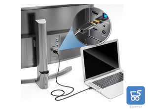 Cavo da Mini DisplayPort a HDMI, 1,5 m, da Mini DP (Thunderbolt 2) a HDMI, cavo da Mini DisplayPort a HDMI per MacBook Air/Pro, Surface Pro, Pc proiettore e monitor