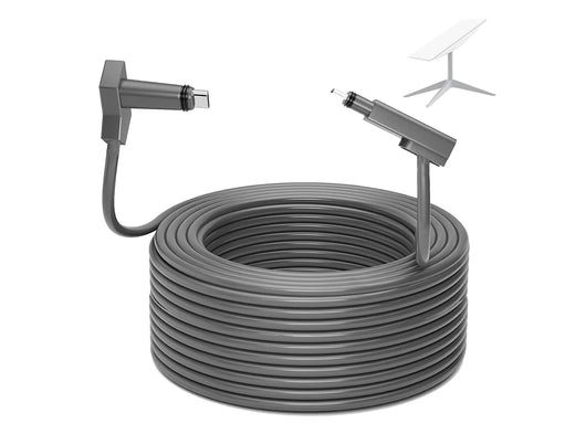 Cavo di Prolunga Sostitutivo per Starlink Internet Gen 2 Rettangolare Kit da 150 Piedi Impermeabile