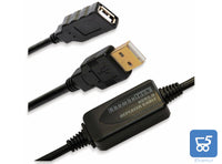 Cavo prolunga USB 2.0 Maschio Femmina RHOMBUTECH 15 m Con Ripetitore Integrato 480 Mb/s