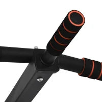 Sbarra per Trazioni Multifunzione in Acciaio da Parete, 94x51x18cm, Nera