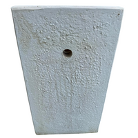 Fontana giardino calcestruzzo senza rubinetto 40 x 40 x h 90cm serie muraglietto