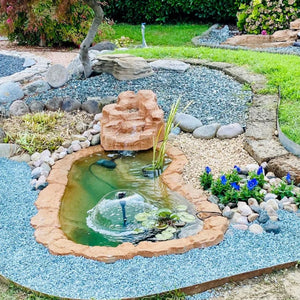 Cascata da giardino riva ventroresina cm 265x145x42/20 litri 320