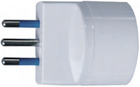 Adattatore schuko bianco 10 ampere ecova
