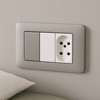 Falso polo bticino 1 modulo per impianti elettrici *** colore grigio, confezione 1