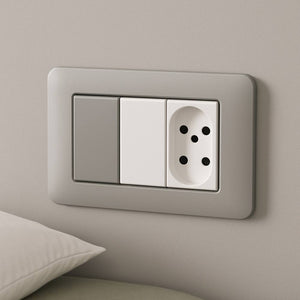 Falso polo bticino 1 modulo per impianti elettrici *** colore grigio, confezione 1