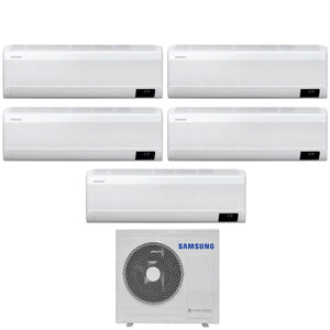 Climatizzatore Condizionatore Samsung Penta Split Inverter serie CEBU S2 7+9+9+12+18 con AJ100TXJ5KG R-32 Wi-Fi Integrato 7000+9000+9000+12000+18000