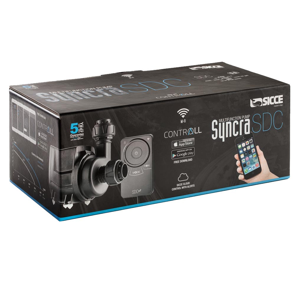 Sicce syncra sdc 9.0 pompa multifunzione controller wi-fi da 4000 a 9000 litri/h