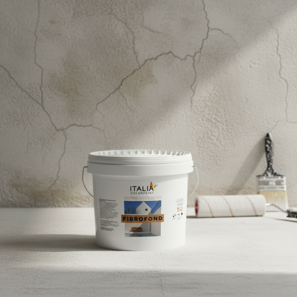 Fibrofond m coprente consolidante esterni alta traspirazione bianco *** formato 5 lt, confezione 1