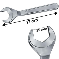 Chiave Bombola Gas Chiave fissa 25mm in Acciaio Universale cucina campeggio