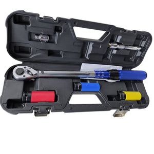 Chiave Dinamometrica 1/2'' 20-230Nm 3 Bussole Prolunga Adattatore 1/2" a 3/8"