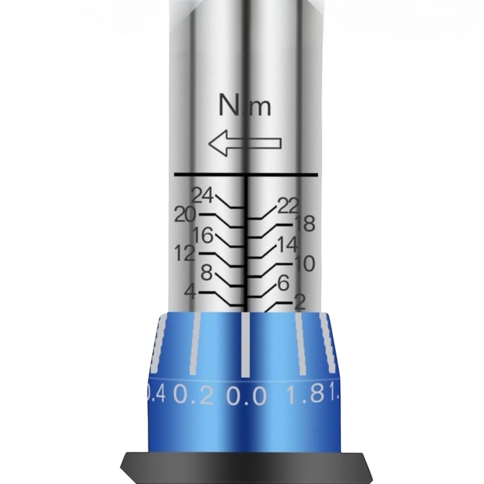 Chiave Dinamometrica 1/4" 5-25Nm Set 33pz Torx Esagonali Auto Moto + Custodia