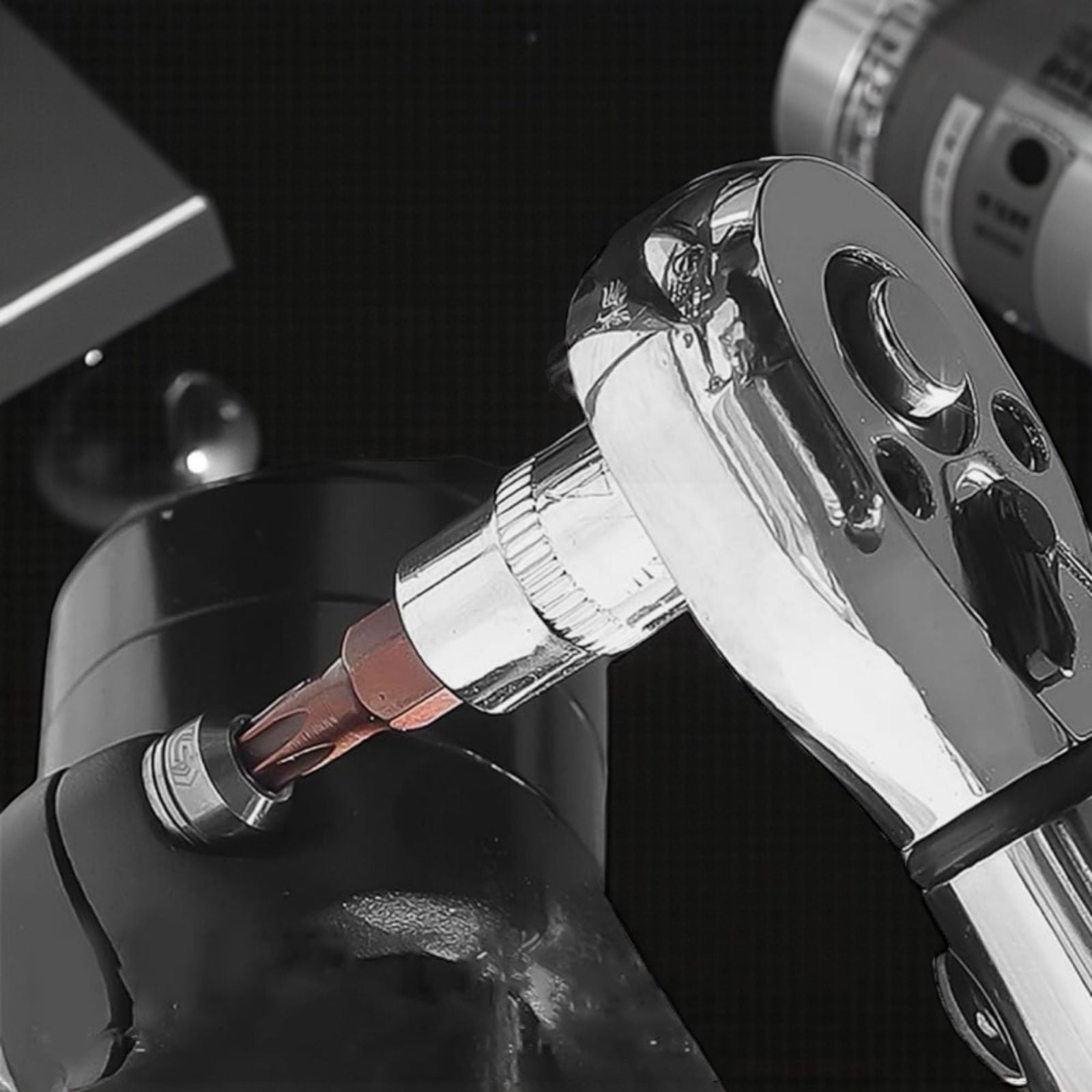 Chiave Dinamometrica 1/4" 5-25Nm Set 33pz Torx Esagonali Auto Moto + Custodia