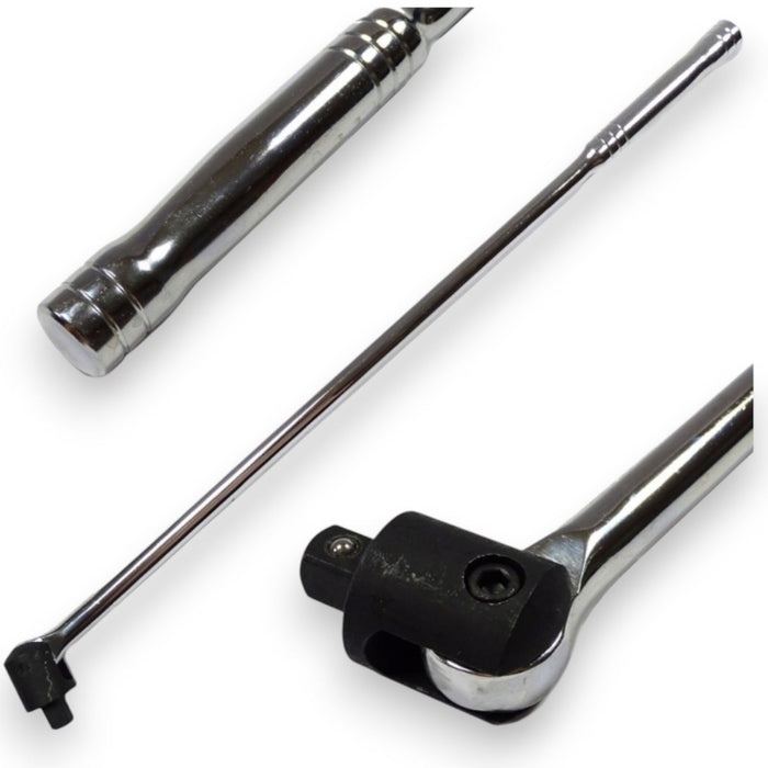 Chiave Manico a Leva Prolunga Snodata Per Chiavi a Bussola Attacco1/2 600mm 4731
