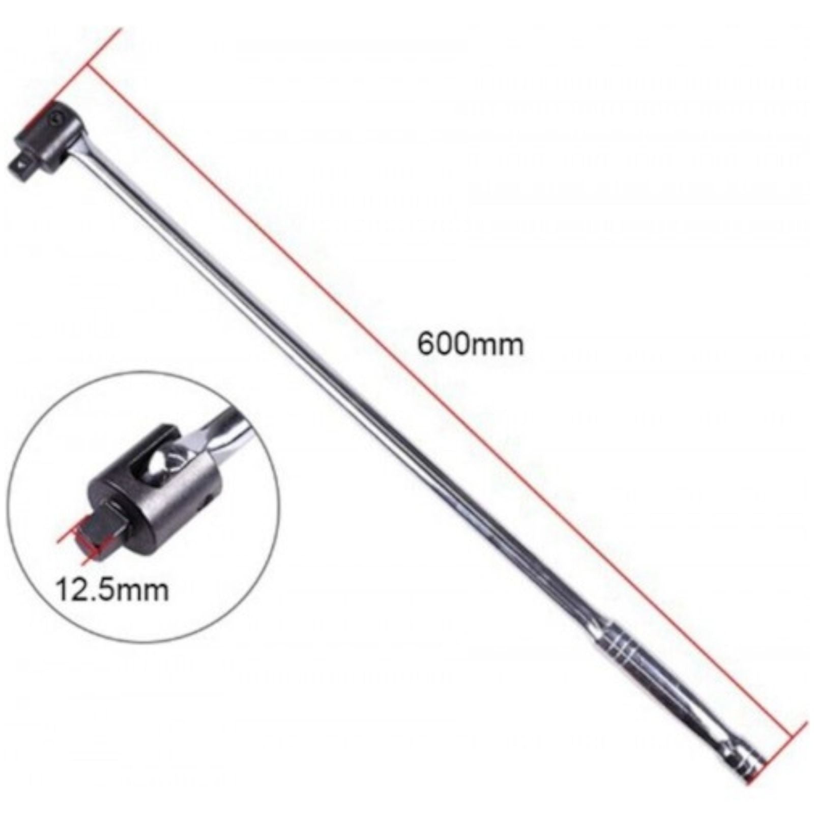 Chiave Manico a Leva Prolunga Snodata Per Chiavi a Bussola Attacco1/2 600mm 4731