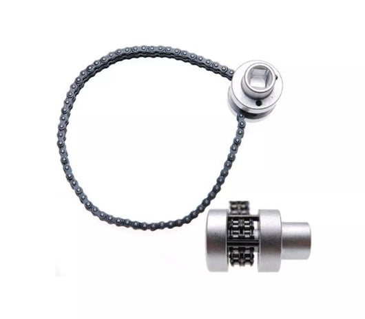 Chiave Per Filtro Olio Gasolio a catena Attacco 1/2 Doppia Catena 22 cm art.07666