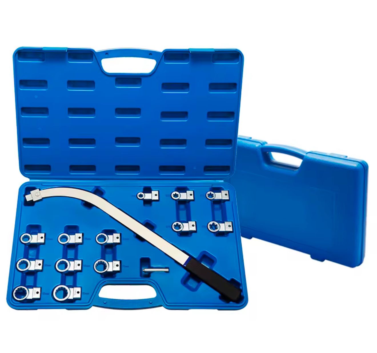 Chiave Per Puleggia Tendicinghia Con Adattatori Intercambiabili Set 15 PZ GS2942