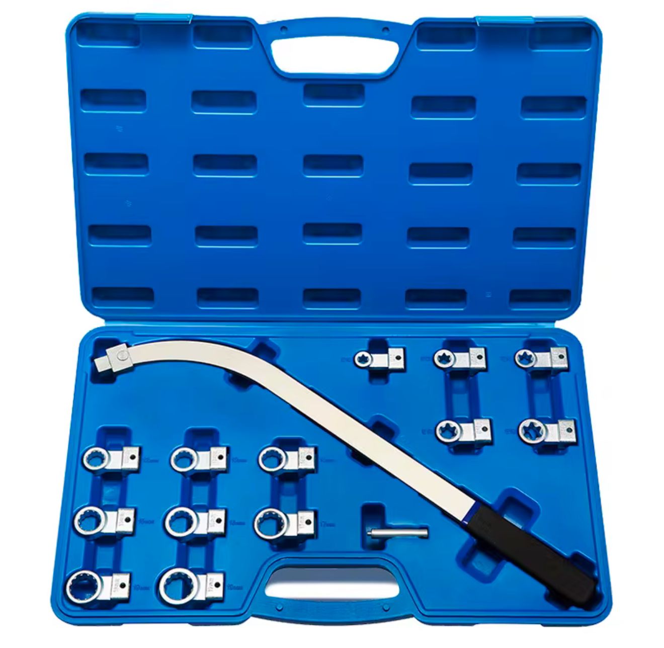 Chiave Per Puleggia Tendicinghia Con Adattatori Intercambiabili Set 15 PZ GS2942