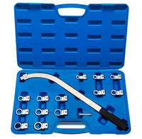 Chiave Per Puleggia Tendicinghia Con Adattatori Intercambiabili Set 15 PZ GS2942