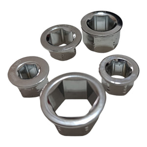 Chiave a Cricchetto 6 in 1 Torx Doppia Testa da 14mm a 19mm Reversibile 324149