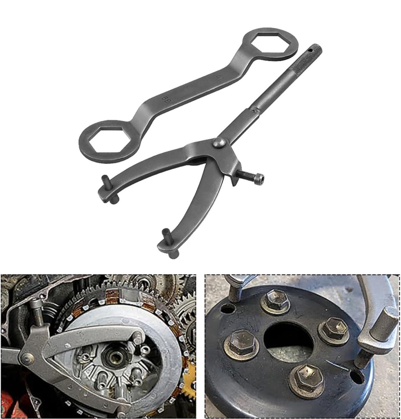 Chiave smontaggio puleggia a Y da 39-41mm Chiave per Dado Esagonale ART.305100