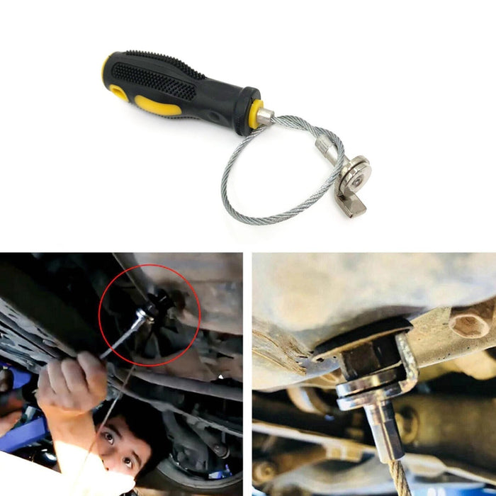 Chiave tappi scarico olio magnetica flessibile per la rimozione FS-22867