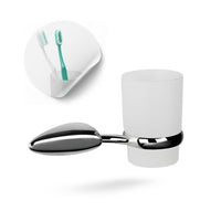 Set 9 pezzi accessori da bagno odissea acciaio cromato dal design moderno