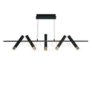 Cilindro 5Lt Bar Pendant - Metallo nero e oro