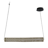 Ciondolo LED Thread maglia oro e nero opaco