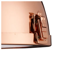 Ciondolo Louisiana - Metallo rame e lenti trasparenti