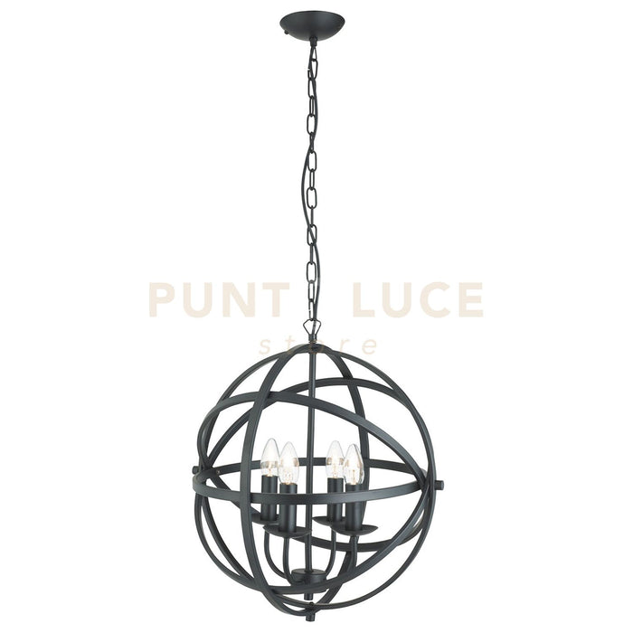 Ciondolo Orbit 4Lt - Metallo nero