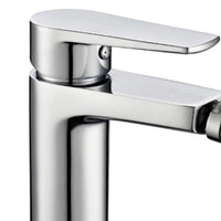 Miscelatore rubinetto asia per bidet in ottone colore cromato con piletta *** confezione 1