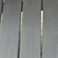 Pollaio da Giardino Prefabbricato in Legno 196x76x97cm, Bianco e Grigio