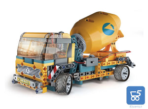 Clementoni Costruzioni Betoniera 20 Modelli 300 Pezzi intercambiabili Motore Elettrico