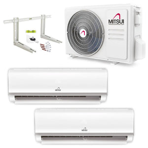 Climatizzatore condizionatore inverter 12000 + 12000 BTU dual split wifi A++ R32  Garanzia 10 anni + staffe